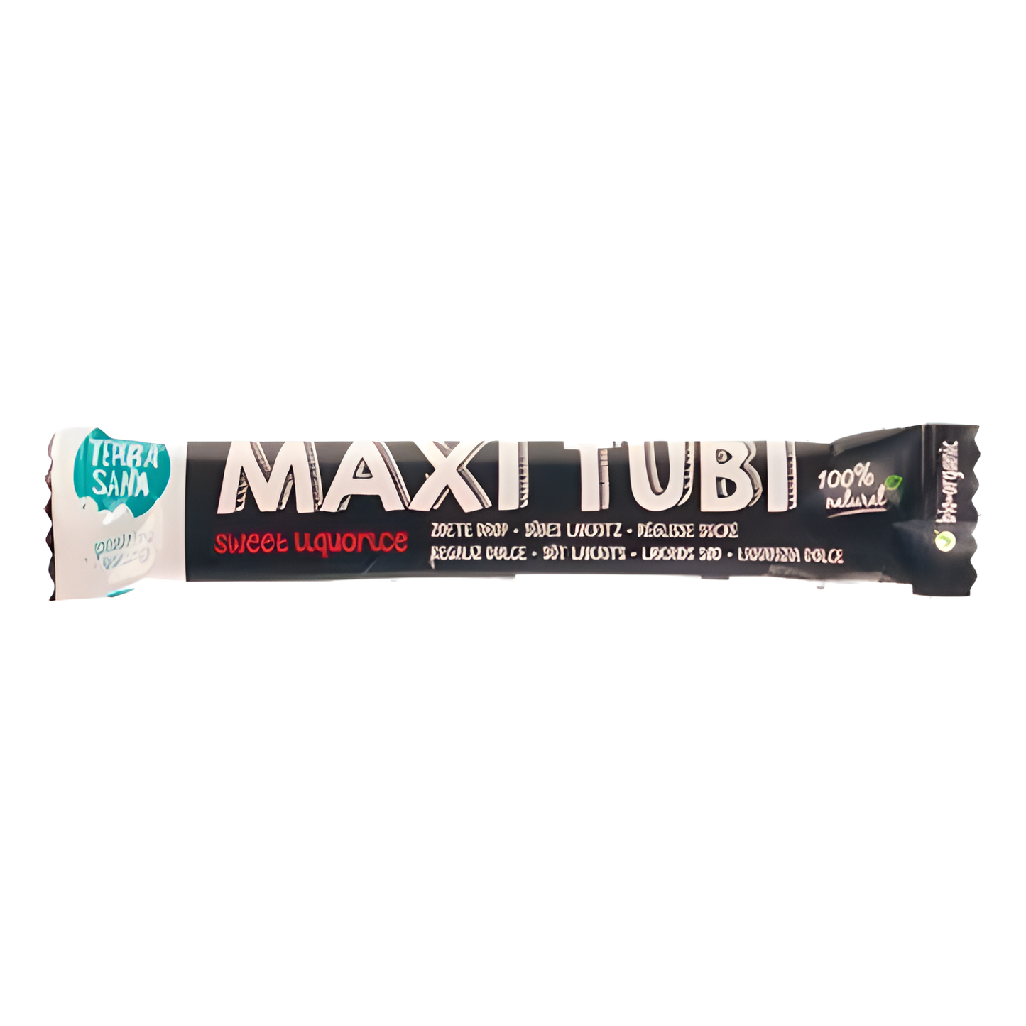 Terrasana Regaliz Dulce Maxi Tubi 28gr 24uds. Vegan