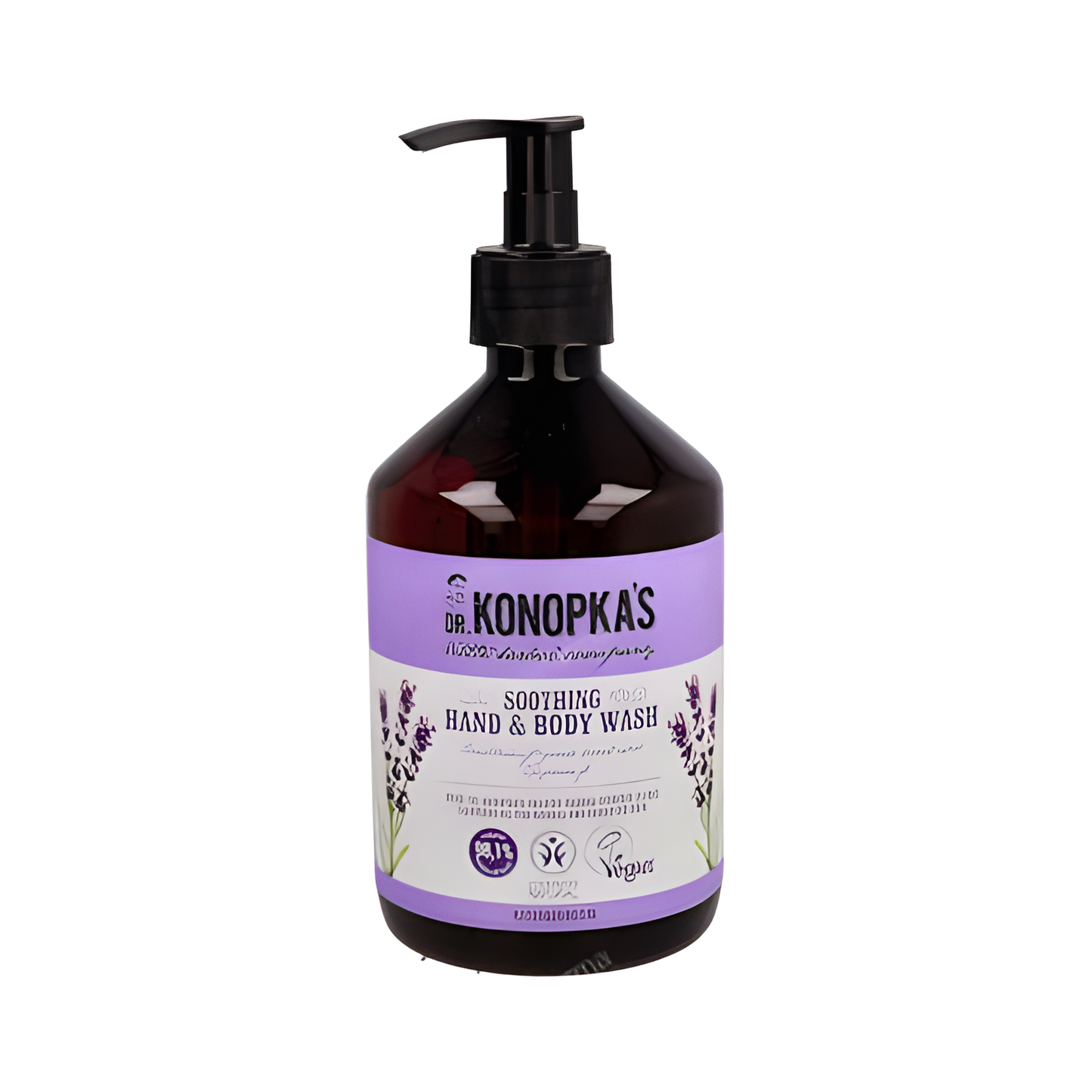 Dr. Konopka´s Jabon de Manos y Cuerpo Calmante 500ml. Vegan