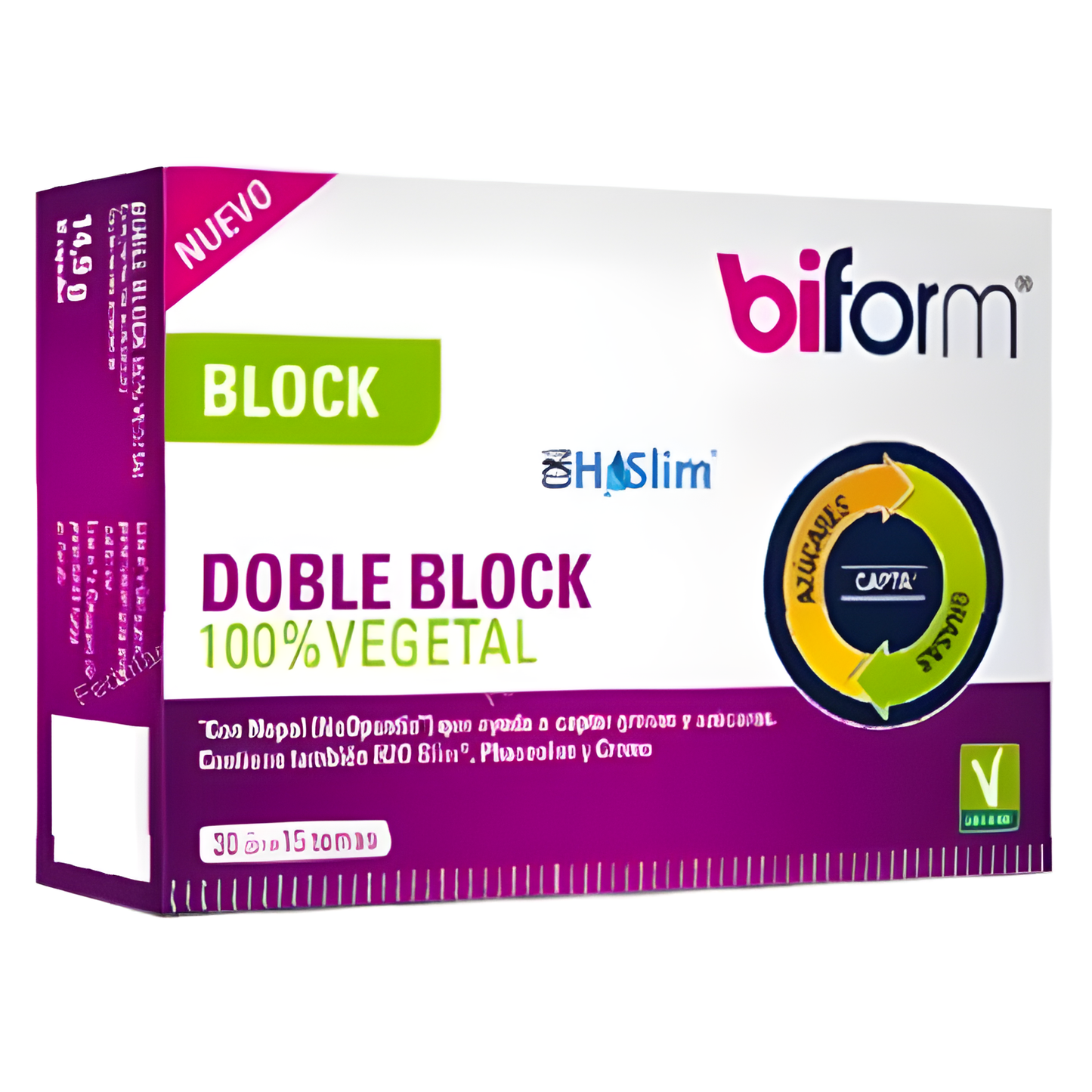 DIETISA (DIELISA) BIFORM DOBLE BLOCK vegano 30cap.