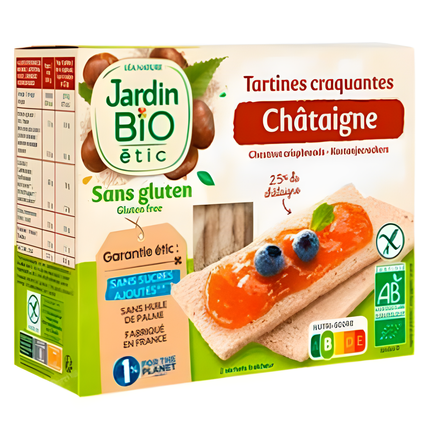 JARDIN BIO CRACKER DE CASTAÑA 150gr. BIO SG VEGAN