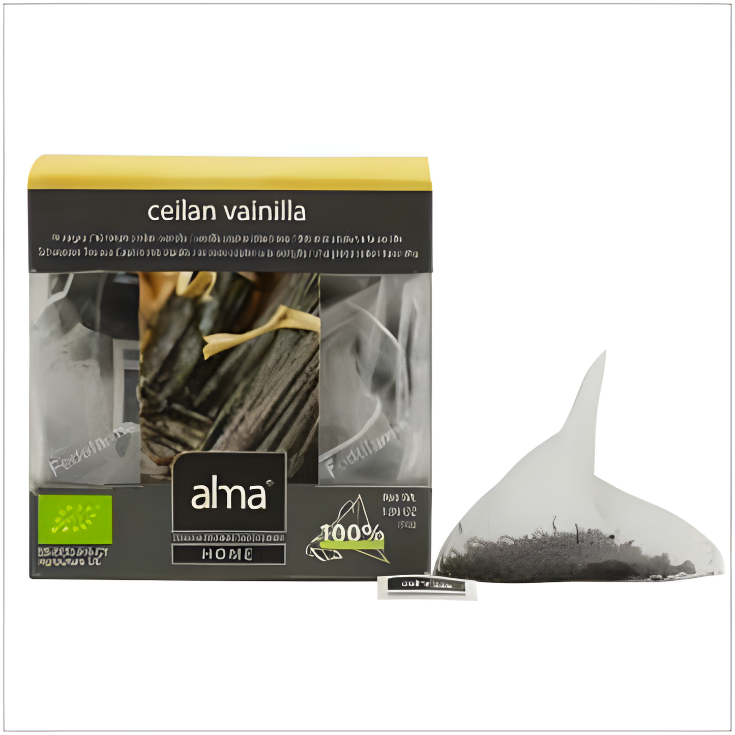Alma Home Te Ceilan Vainilla Infusion 15 Piramides Eco Vegan