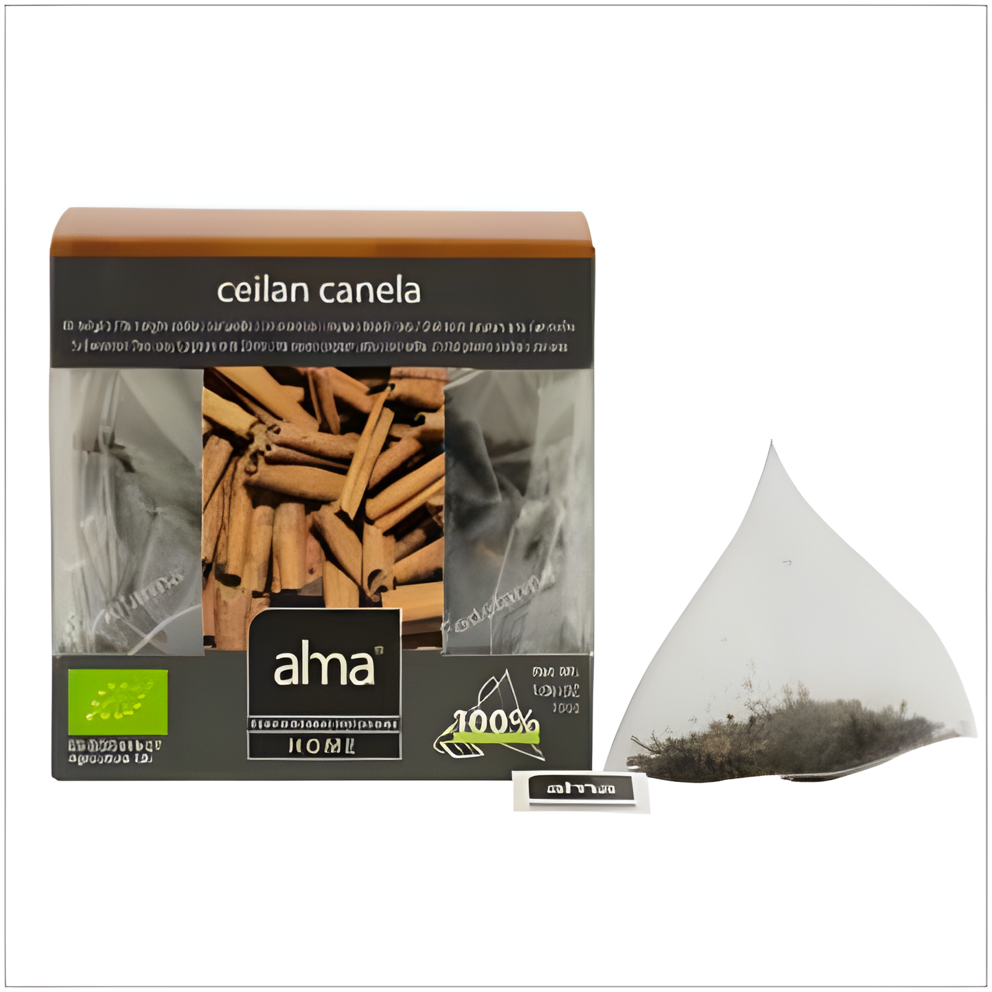 Alma Home Te Ceilan Canela Infusion 15piramides. Eco Vegan