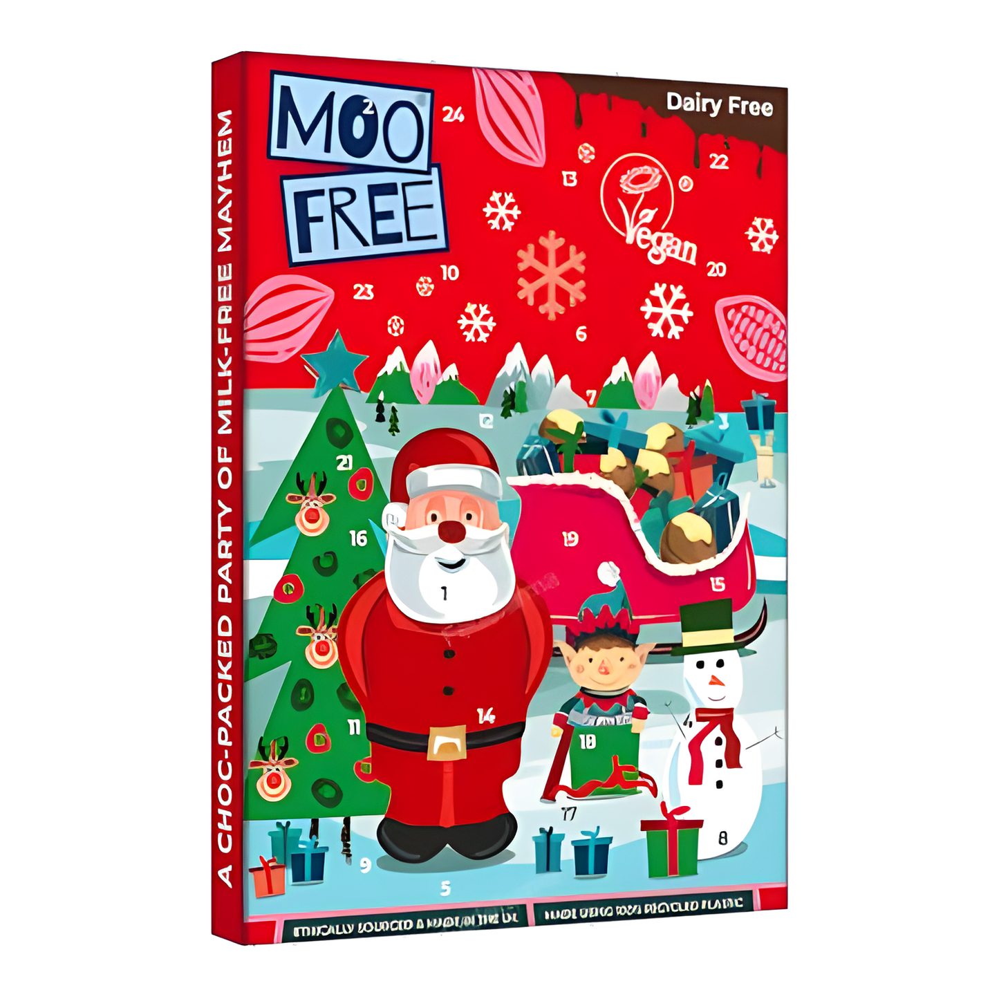 Moo Free Calendario de Adviento Chocolate Bio Sg Vegan