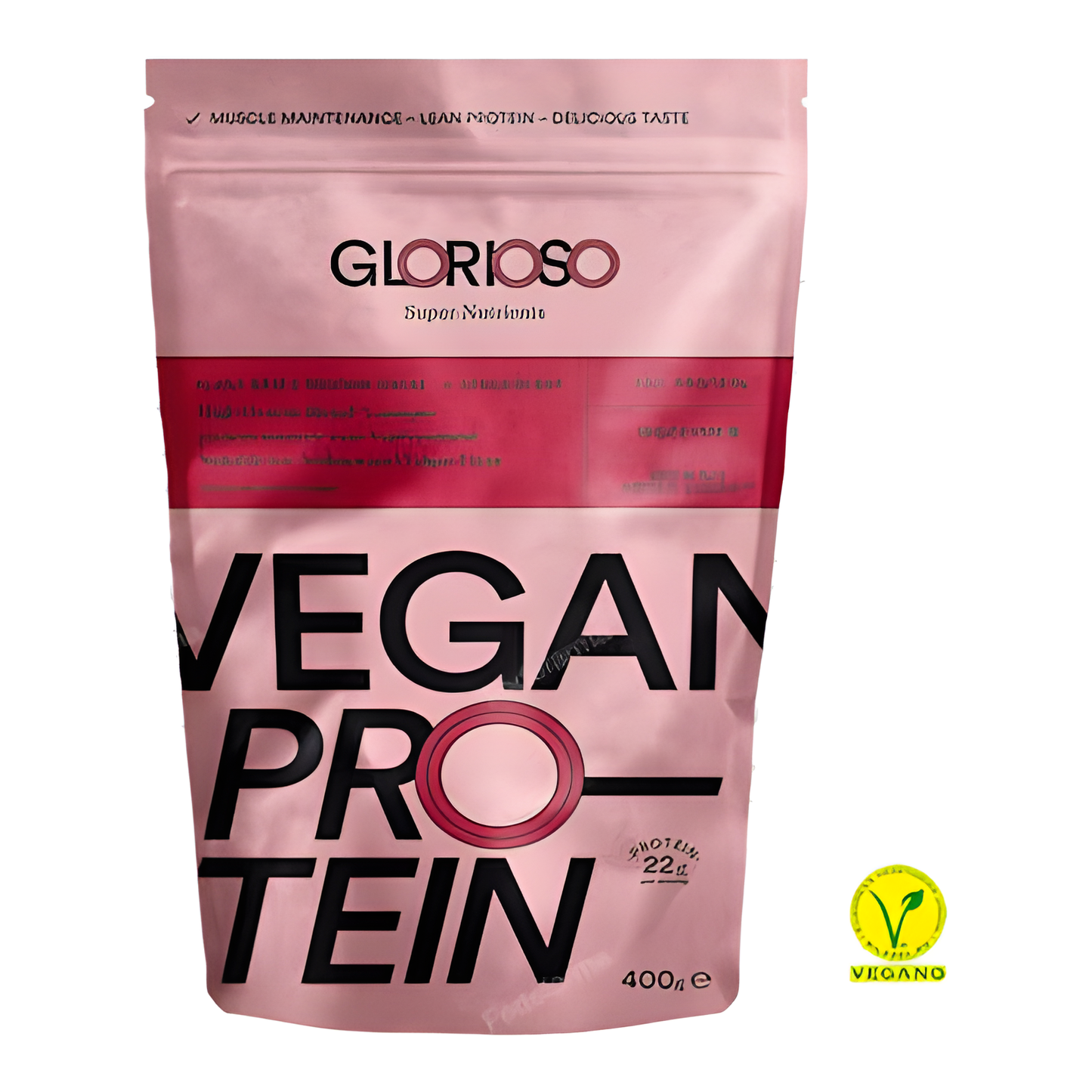 Glorioso Vegan Protein Fresa 400gr. Sg Vegan