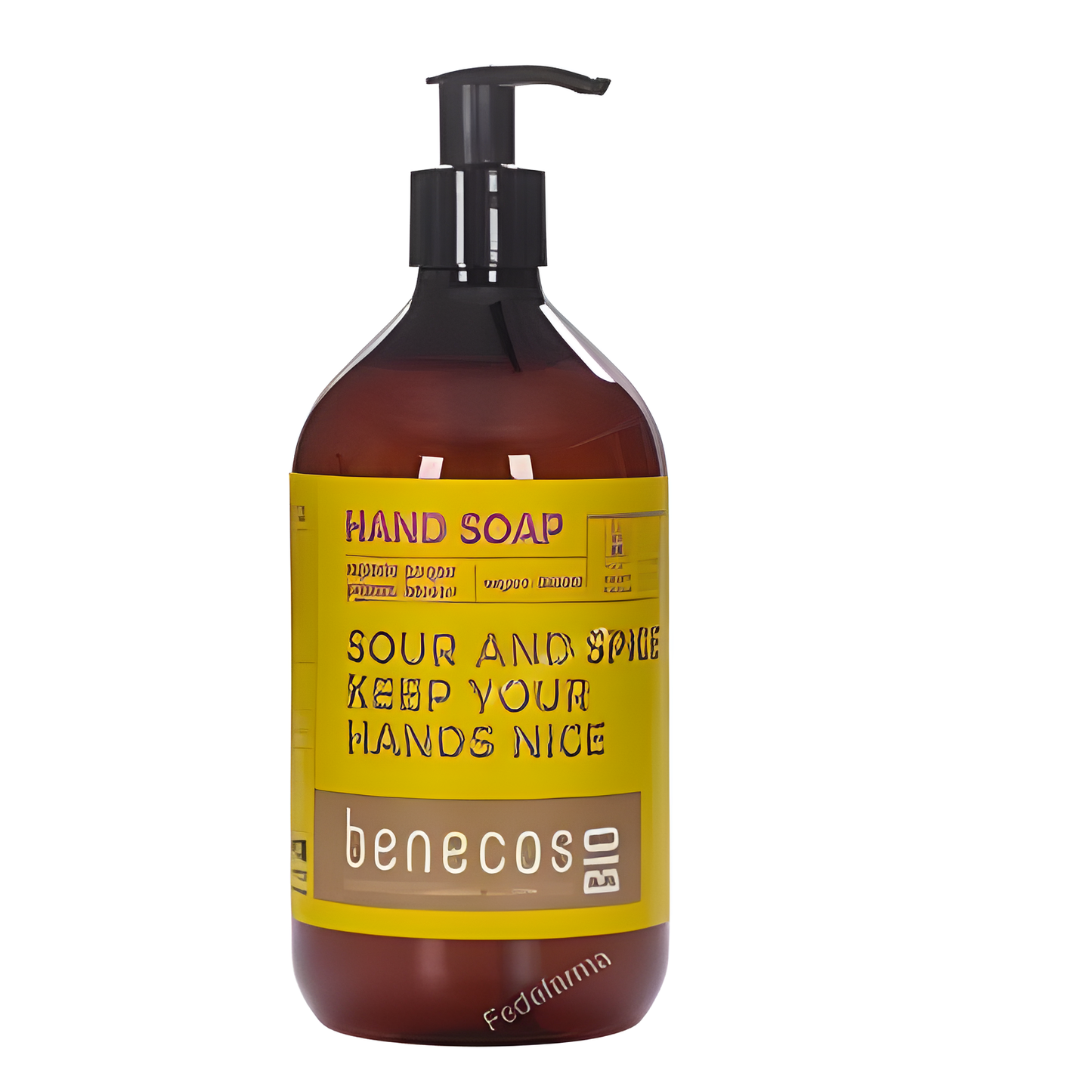 BENECOS JABON DE MANOS jengibre y limon 500ml. BIO VEGANO