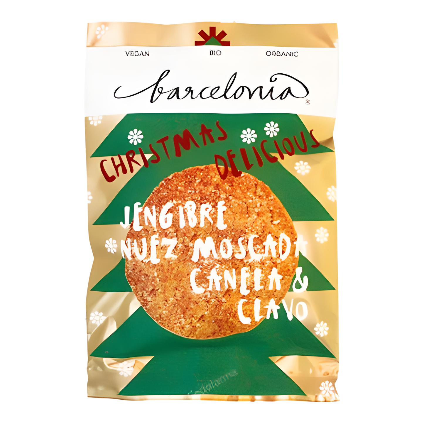 Barcelonia Biotobio Barcelonia Coockies Eco Veganas Navidad 50 Gr