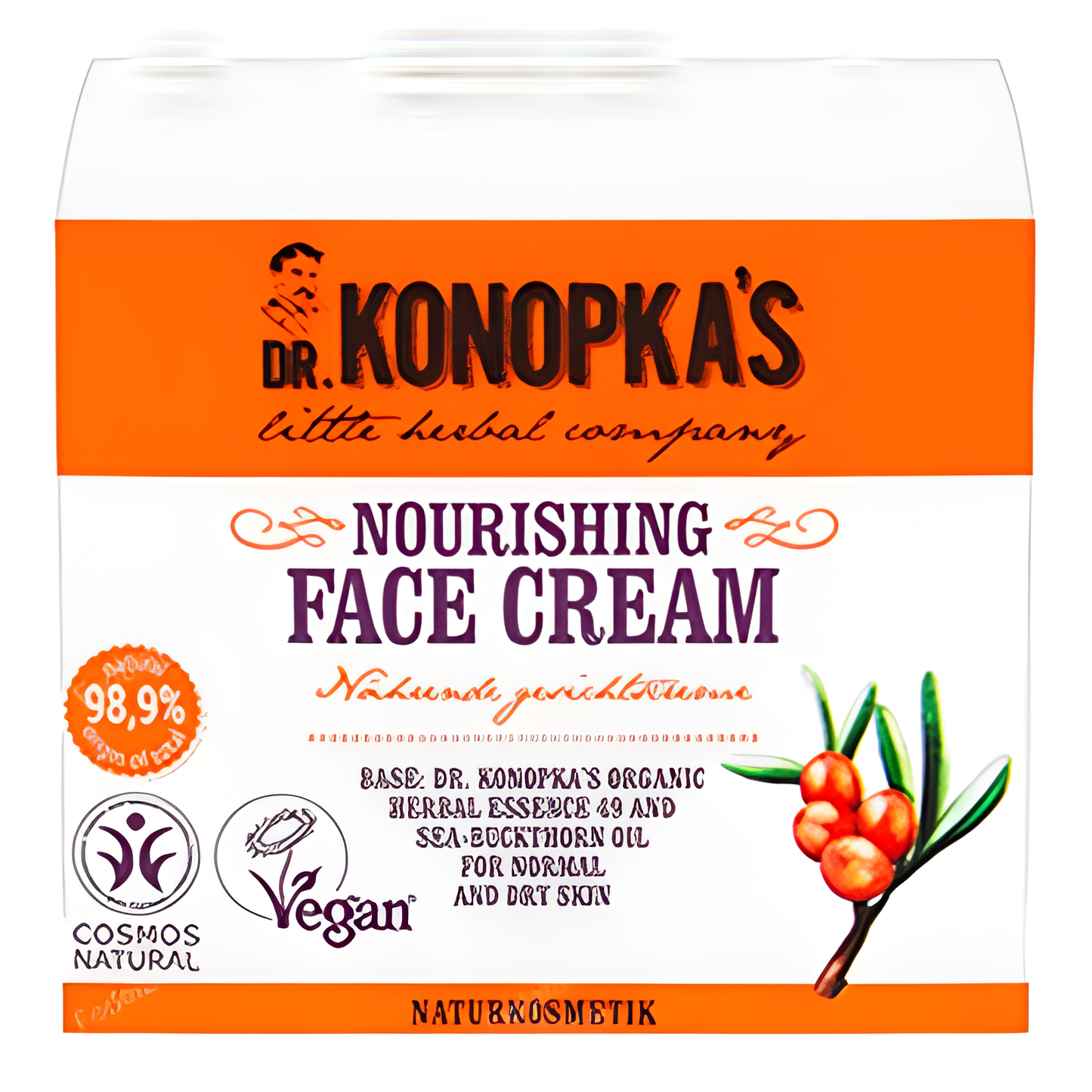 DR. KONOPKA´S CREMA FACIAL nutritiva 50ml. VEGAN