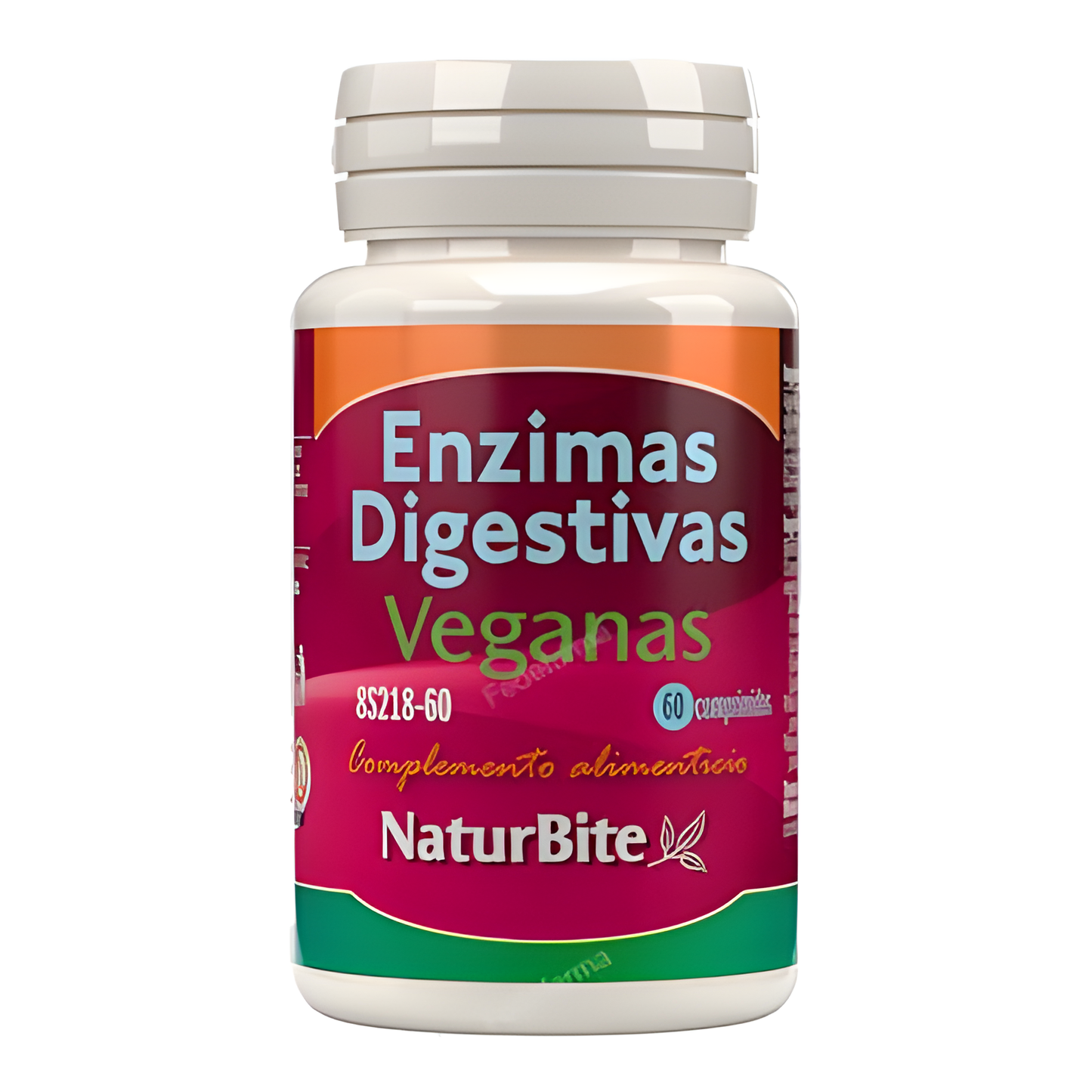 NATURBITE ENZIMAS DIGESTIVAS VEGANAS 60comp.