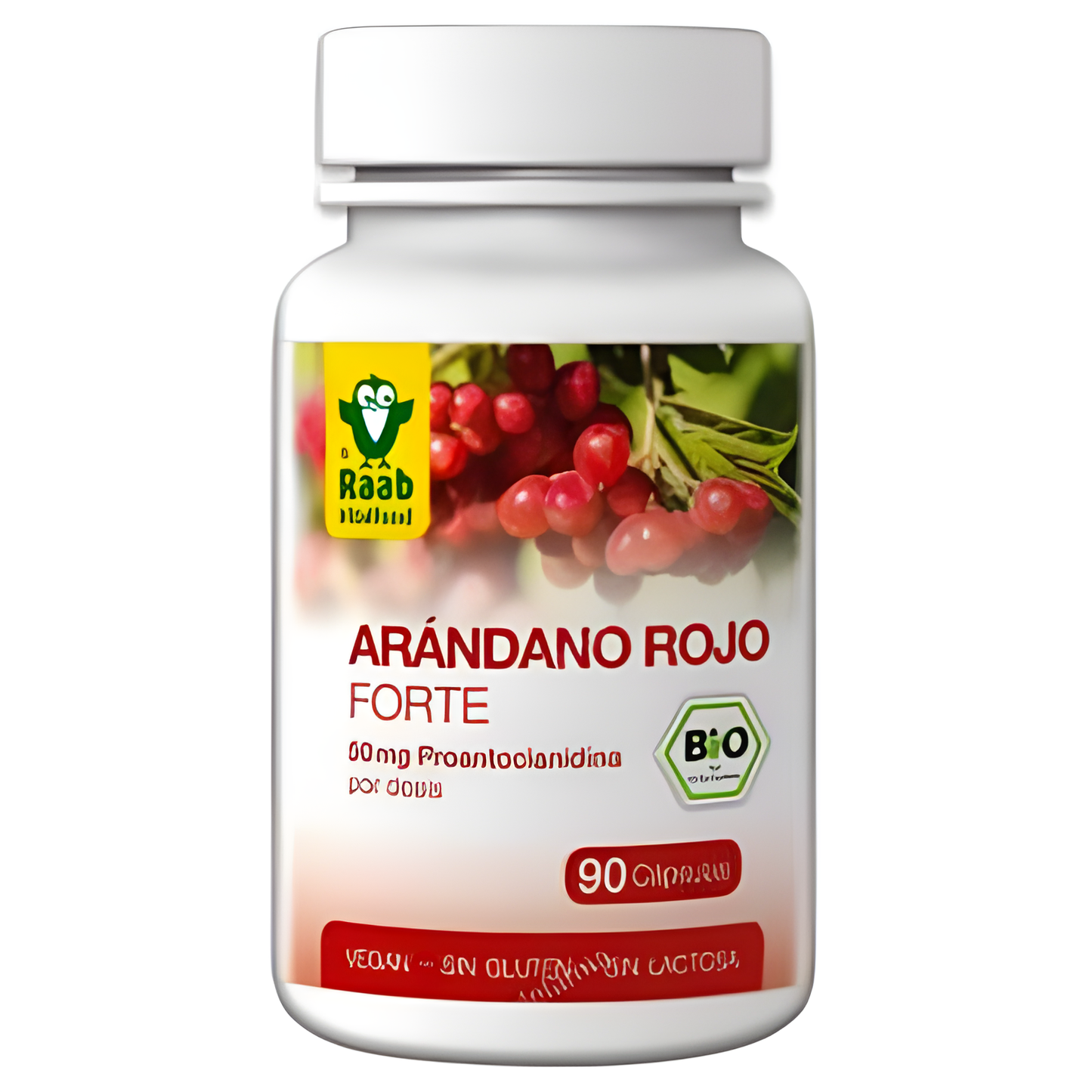 RAAB VITALFOOD ARANDANO ROJO FORTE 90cap. BIO SG VEGAN