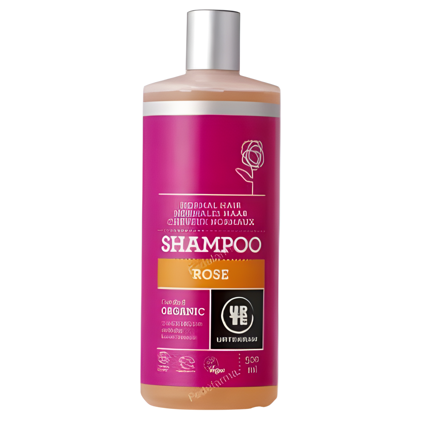 URTEKRAM CHAMPU ROSAS cabello normal 500ml. ECO VEGAN