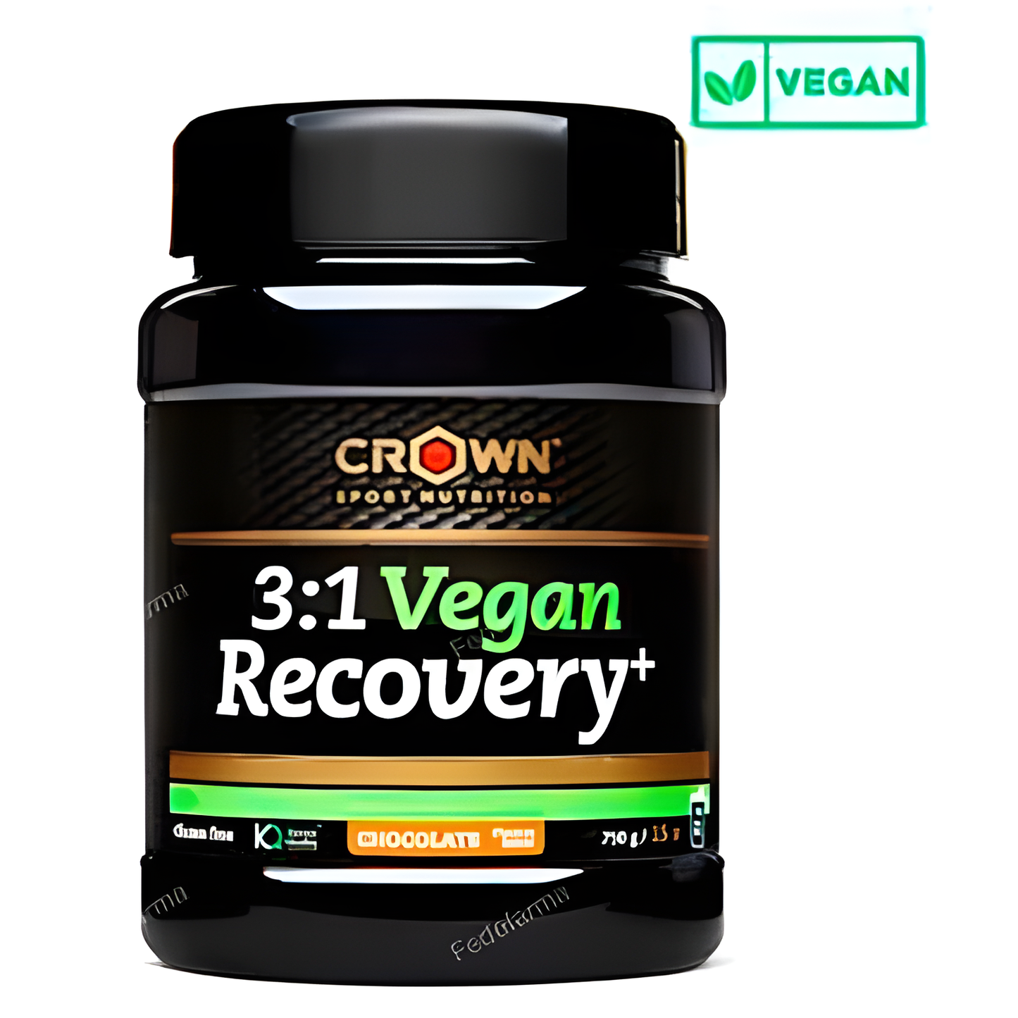 CROWN SPORT NUTRITION 3:1 VEGAN RECOVERY+ CHOC 750 G (15 PORCIONES)