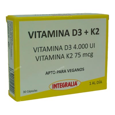 VITAMINA D3+K2 30cap. VEGAN