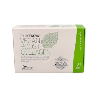 COLAGENOVA vegan boost te verde+limon 21sbrs.