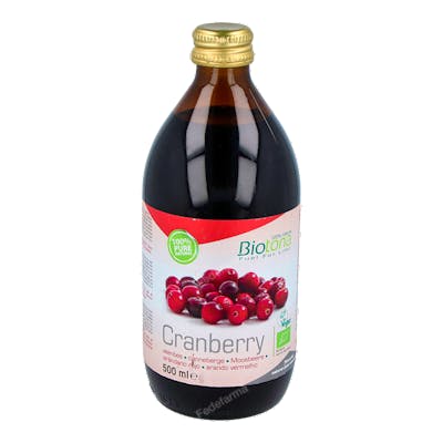 JUGO DE ARANDANO ROJO 500ml. BIO VEGAN