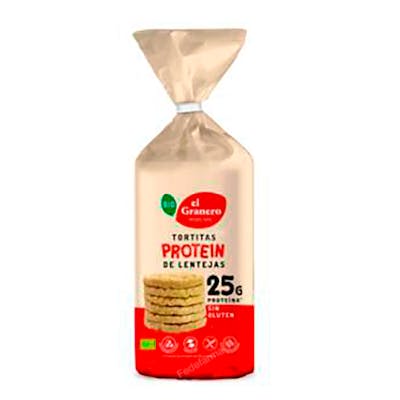 TORTITAS PROTEIN de lentejas 125 gr BIO VEGAN SG