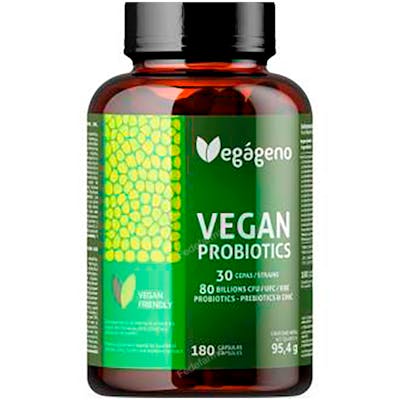 VEGAN PROBIOTIC 80 BILLIONS UFC 180 cap.