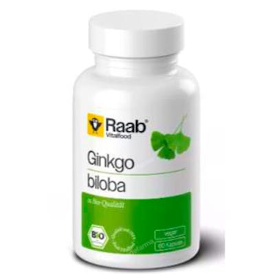 GINKGO BILOBA 500mg 60 cap BIO VEGAN SG