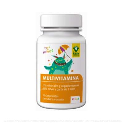 MULTI-VITAMINAS NIÑOS sabor manzana 90com VEGAN