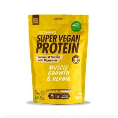 SUPER VEGAN PROTEIN FITNESS platano-vainilla 350gr