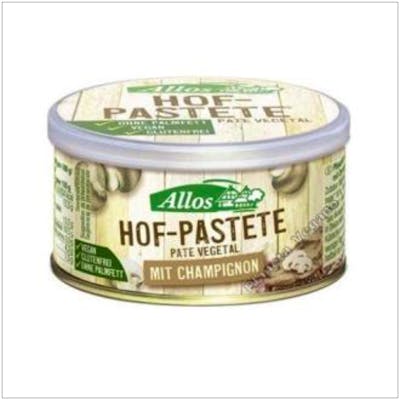 PATE VEGETAL con champiñones 125gr. BIO VEGAN