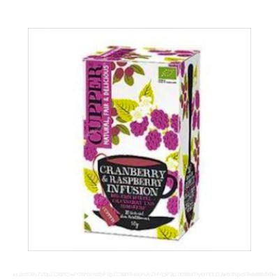 ARANDANO Y FRAMBUESA infusion 20bolsitas. BIO VEGA