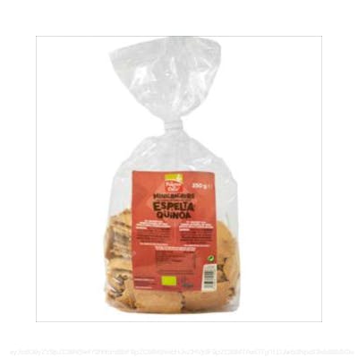 MINI CRACKERS DE ESPELTA QUINOA 250gr. BIO VEGAN