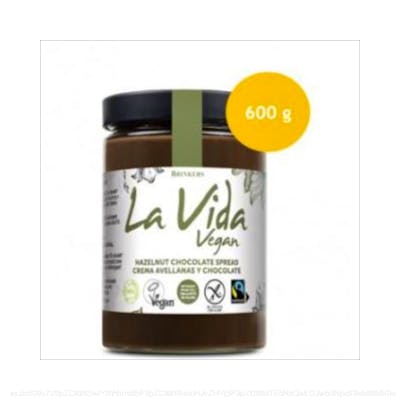 CREMA DE CHOCOLATE Y AVELLANA 600gr. BIO VEGAN