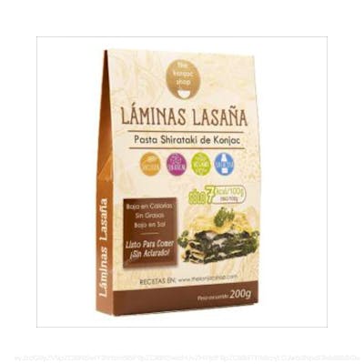 LAMINAS PARA LASAÑA DE KONJAC 200gr. SG VEGAN S/A