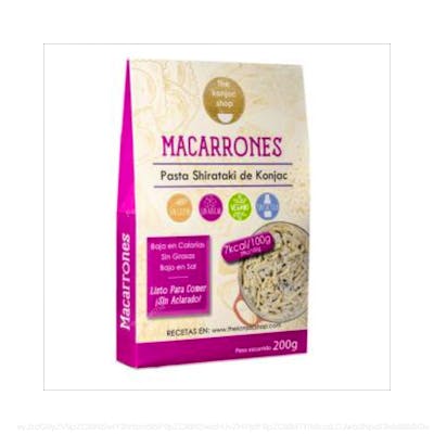 MACARRONES DE KONJAC 200gr. SG VEGAN S/A