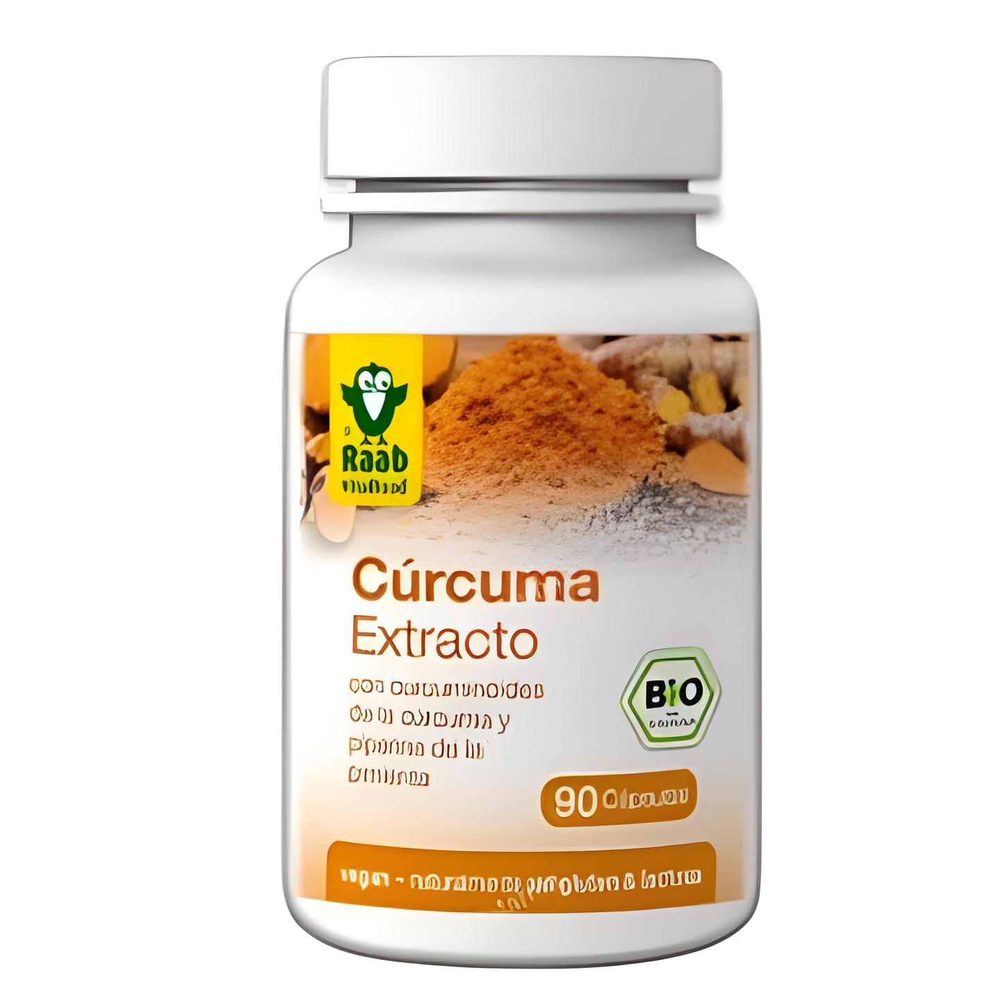 RAAB VITALFOOD CURCUMA extracto 90cap. BIO SG VEGAN