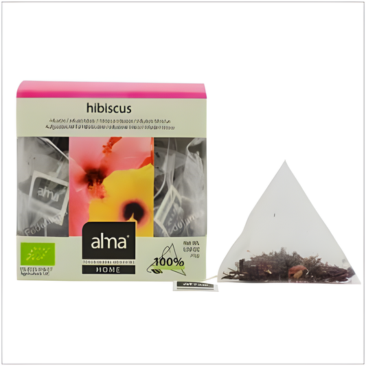 Alma Home Hibiscus Infusion 15piramides. Eco Vegan