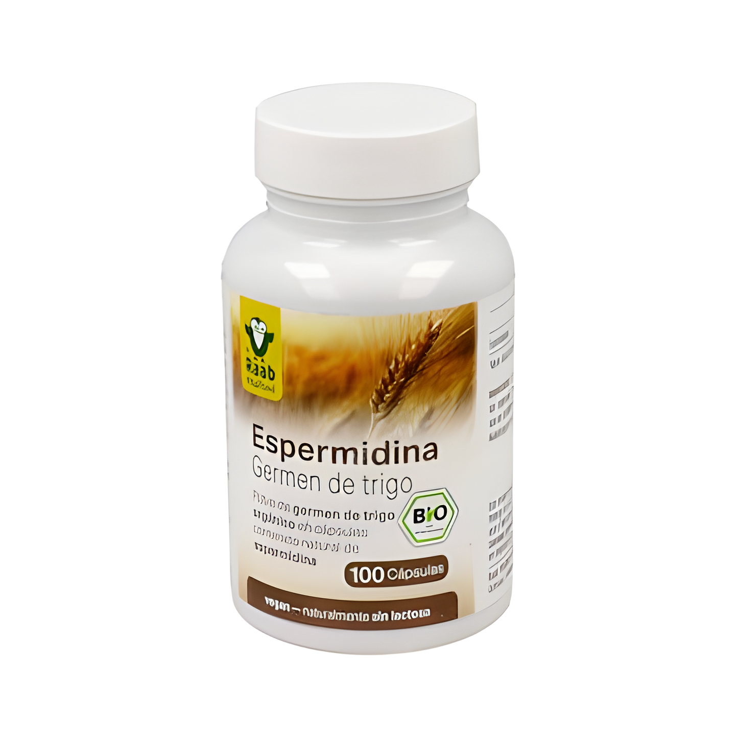 RAAB VITALFOOD ESPERMIDINA germen de trigo 600mg 100cap BIO VEGAN