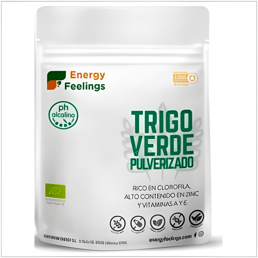 Energy Feelings Trigo Verde Pulverizado 200gr. Eco Vegan Sg