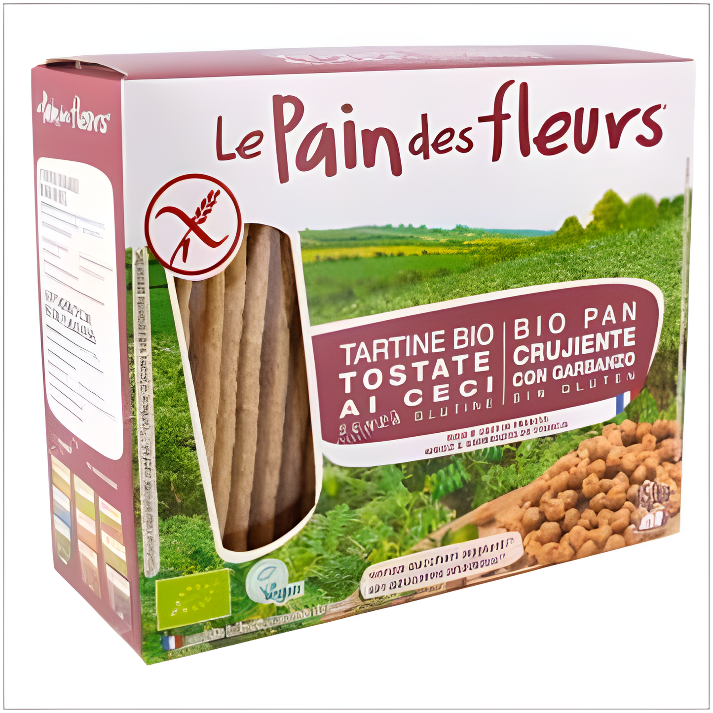LE PAIN DES FLEURS CRACKER GARBANZOS150gr. BIO SG VEGAN