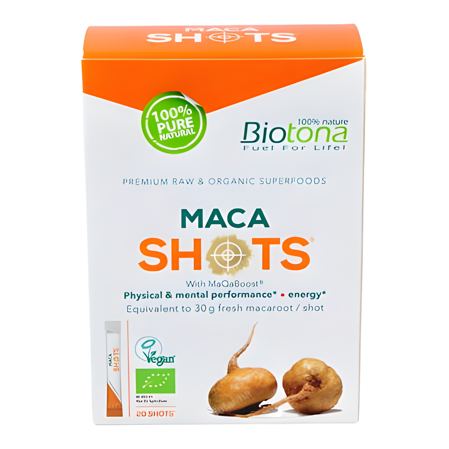 Biotona Maca Raw 20shots. Bio Sg Vegan**