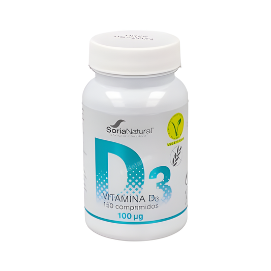 Soria Natural Vitamina D3 Liberacion Sostenida 250mg 150co Vegan
