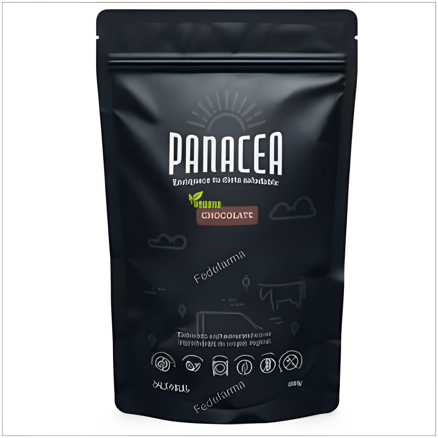 Panacea Aislado de Proteina Chocolate 350gr. Vegan