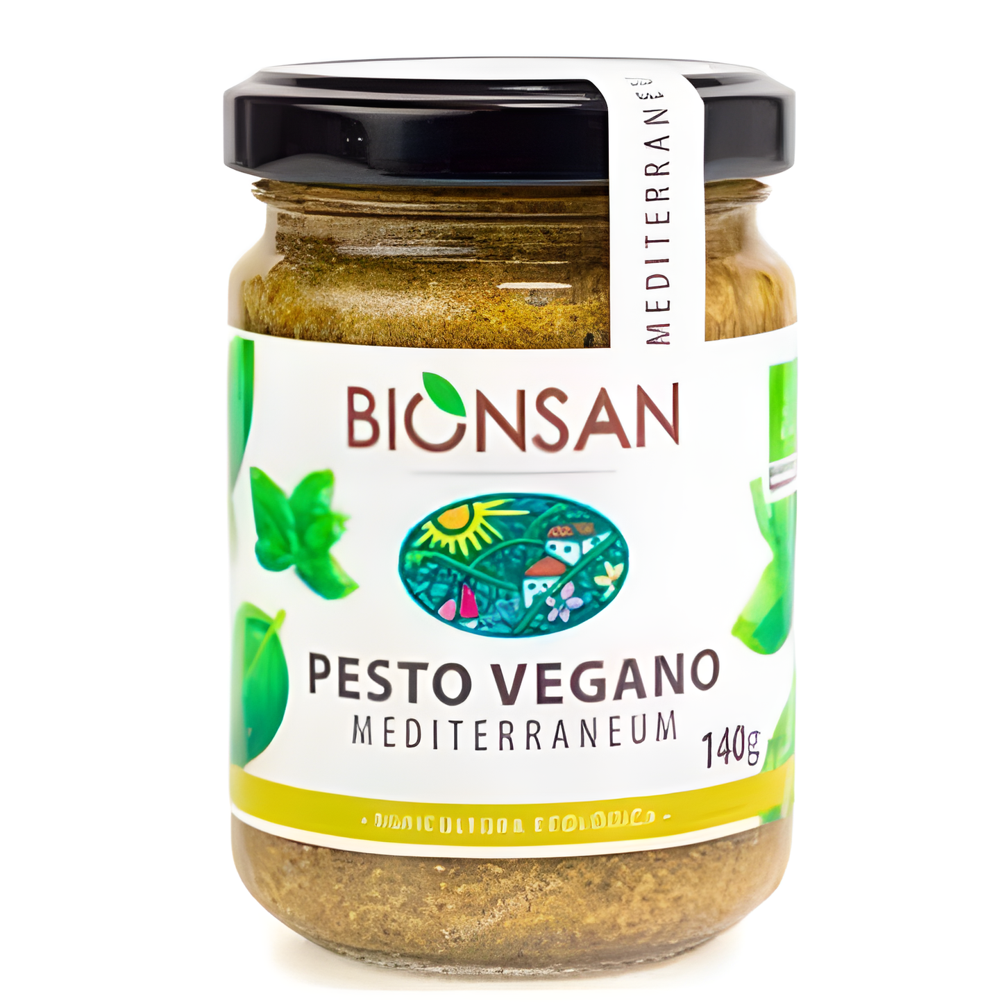 Bionsan Pesto Vegano Mediterraneum 140gr. Eco