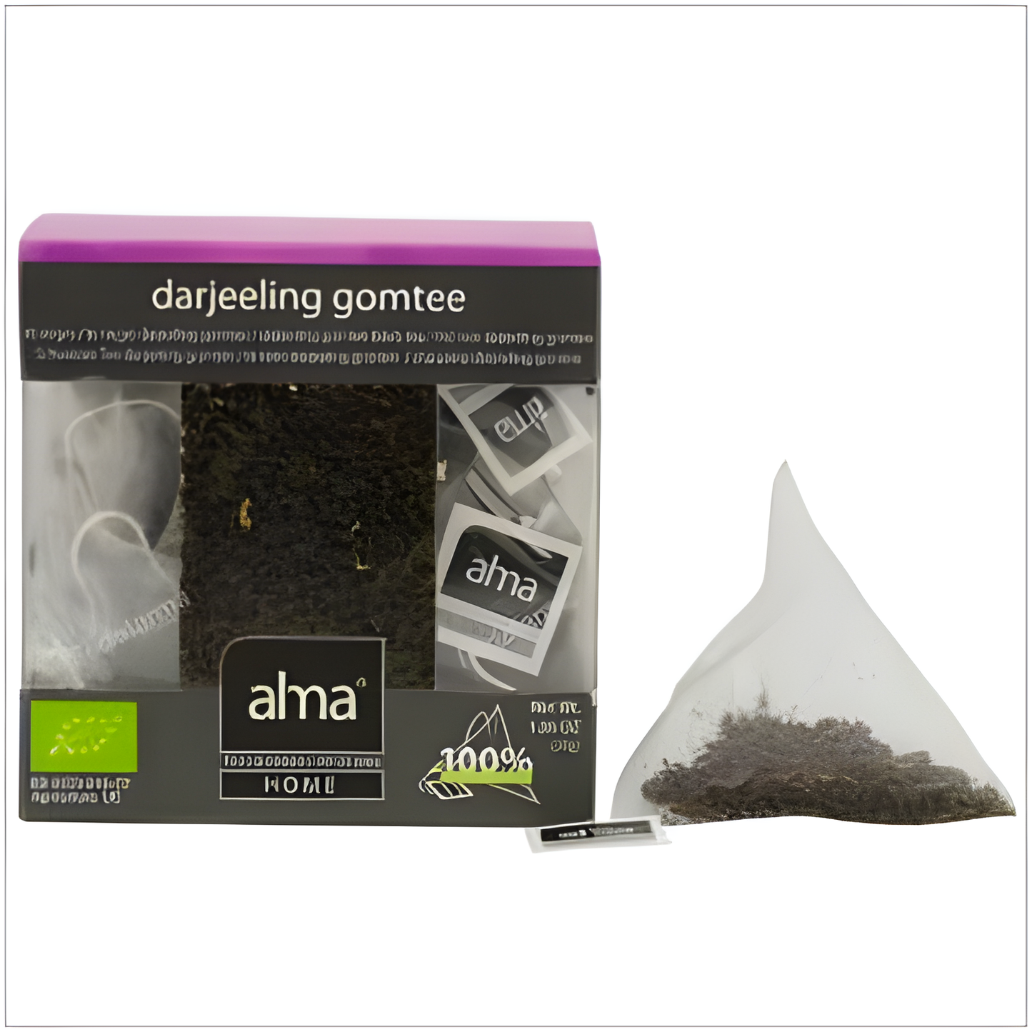 Alma Home Te Darjeeling Infusion 15piramides. Eco Vegan