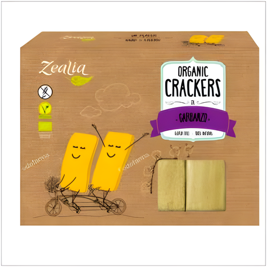 ZEALIA CRACKERS DE GARBANZOS 120gr. BIO SG VEGAN