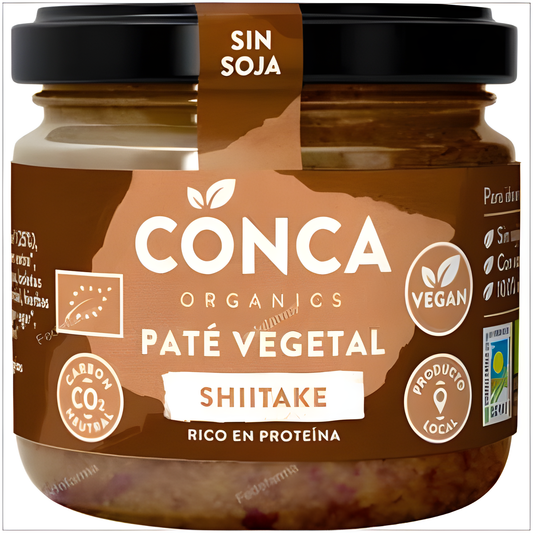 Conca Organics Pate Shitake Vegetal 110gr. Eco Vegan