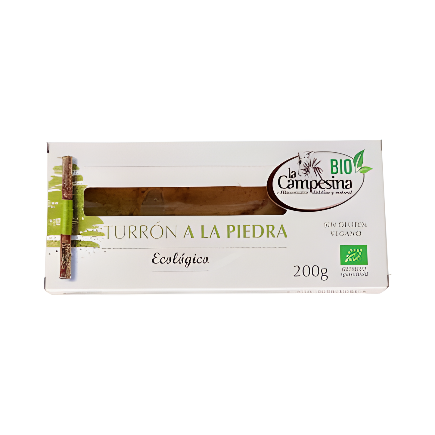 La Campesina Turron a la Piedra Almendra 200 Gr Eco S/g Vegan