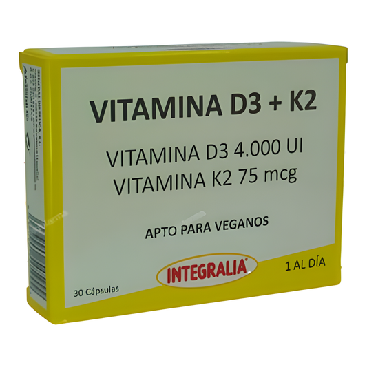 Integralia Vitamina D3+k2 30cap. Vegan