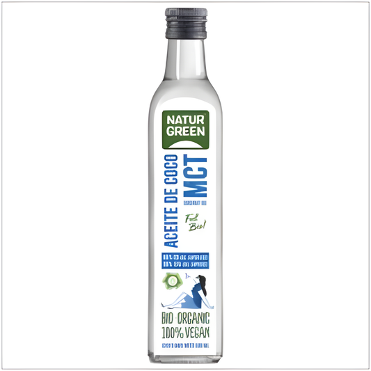NATURGREEN ACEITE DE COCO MCT 500ml. BIO VEGAN