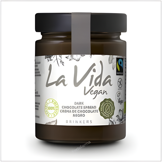 LA VIDA VEGAN CREMA DE CHOCOLATE NEGRO 270gr. BIO VEGAN