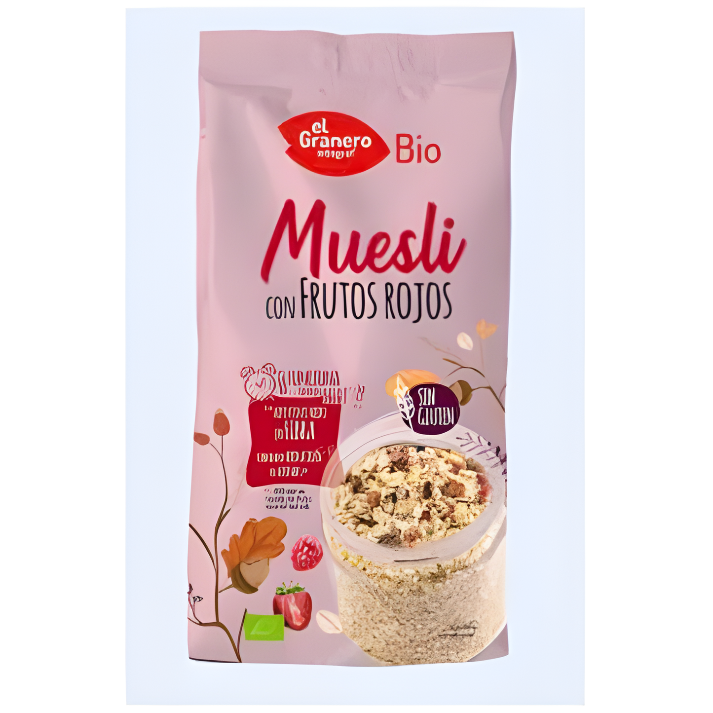 El Granero Muesli con Frutos Rojos 375gr. Bio Sg Vegan