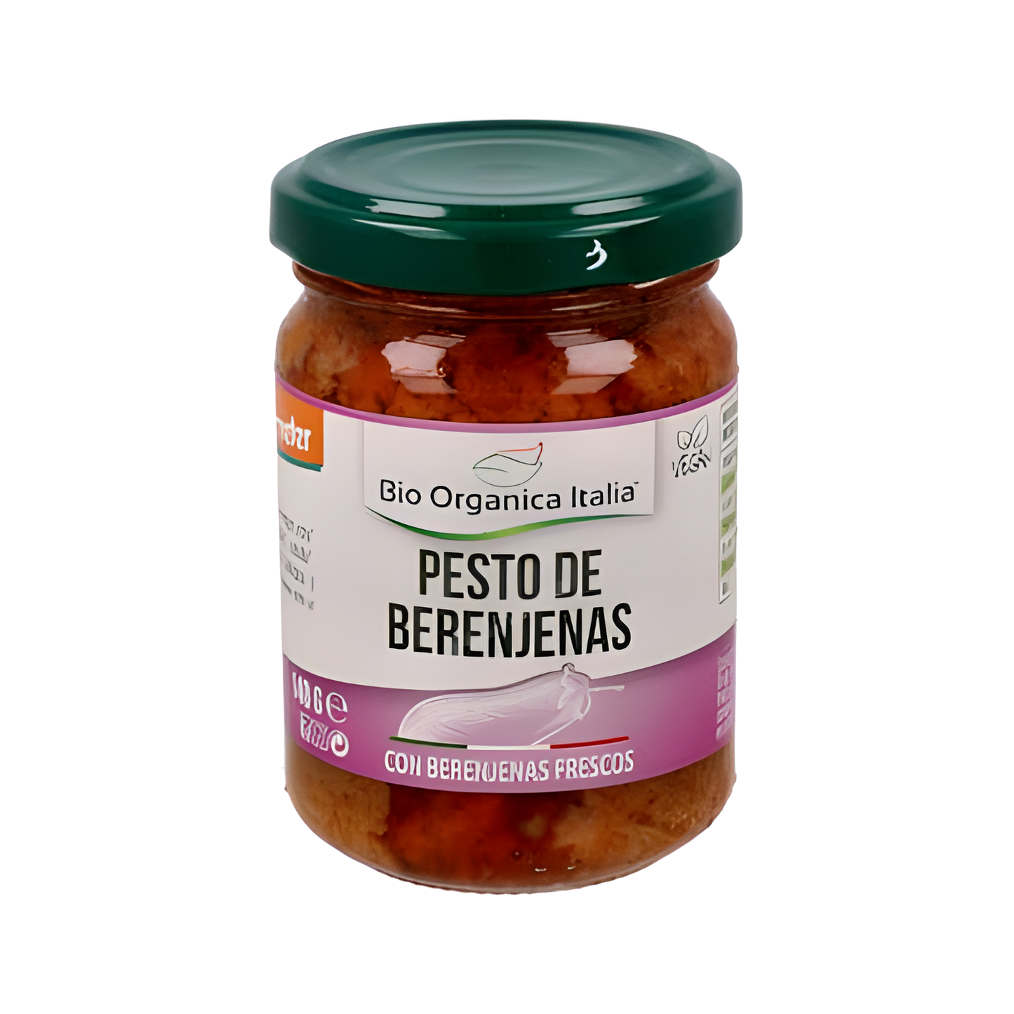 Bio Organica Italia Pesto de Berenjenas 140gr. Demeter Vegan