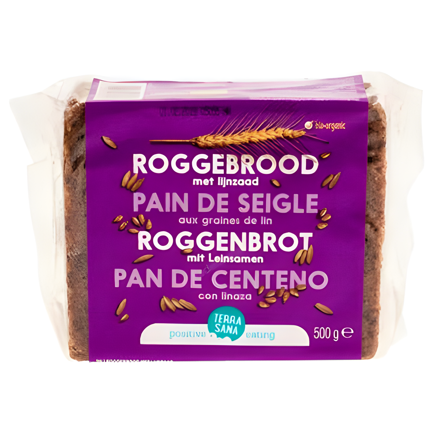 Pan de Centeno con Lino Integras 500 Gr Bio Vegan