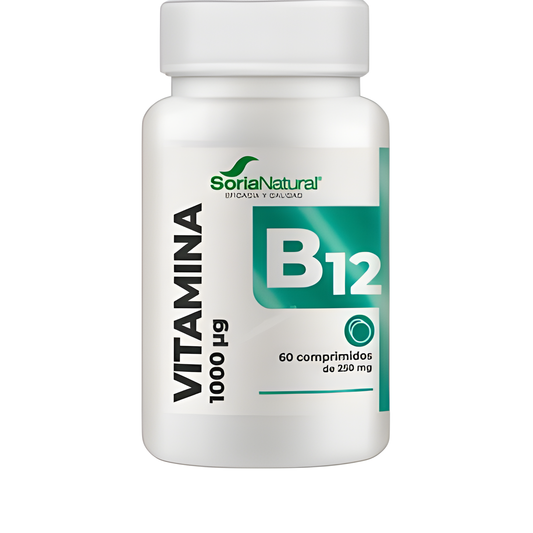 Soria Natural Vitamina B12 1000mg 60 Comp. Vegan