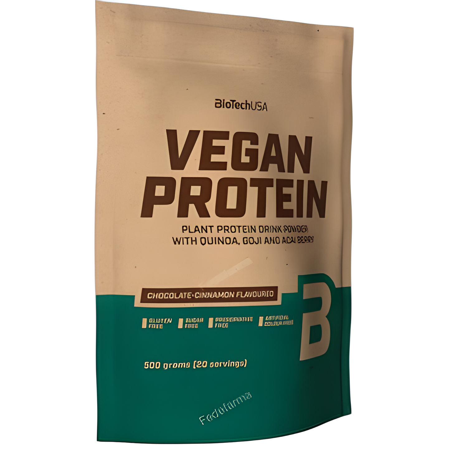 Biotechusa Vegan Protein Choc-canela - 500g